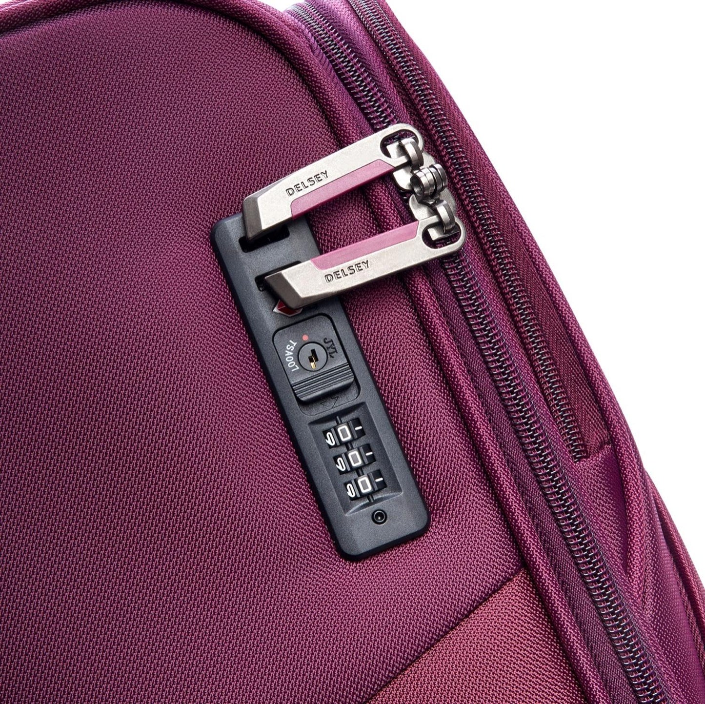 Delsey Maleta De Viaje de tela 4 Ruedas 20'' MARINGA Purpura