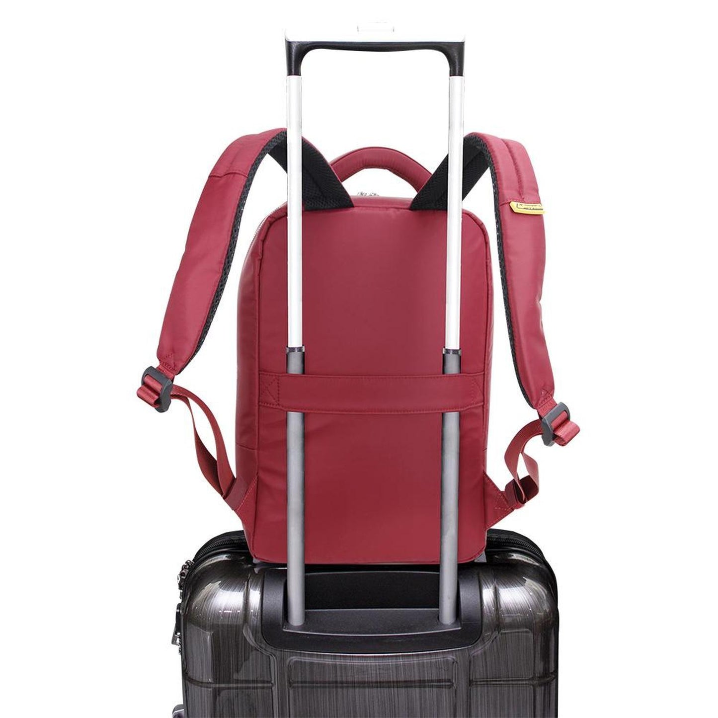 Mochila backpack Skypeak roja para mujer,dama, de 15,6" tamaño Grande. CTA-115PO