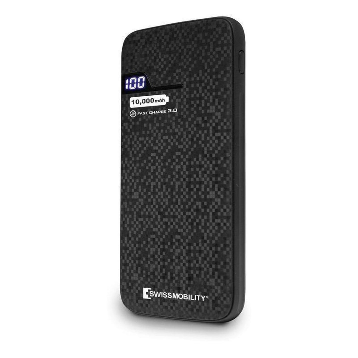 Power Bank Swissmobility 10000mah con entrada type-C de carga rápida PB-8610BK