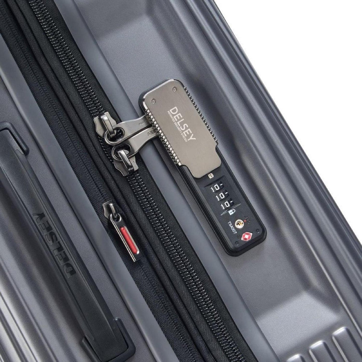 Delsey Maleta Cabina SECURITIME ZIP 20'' Expandible Gris