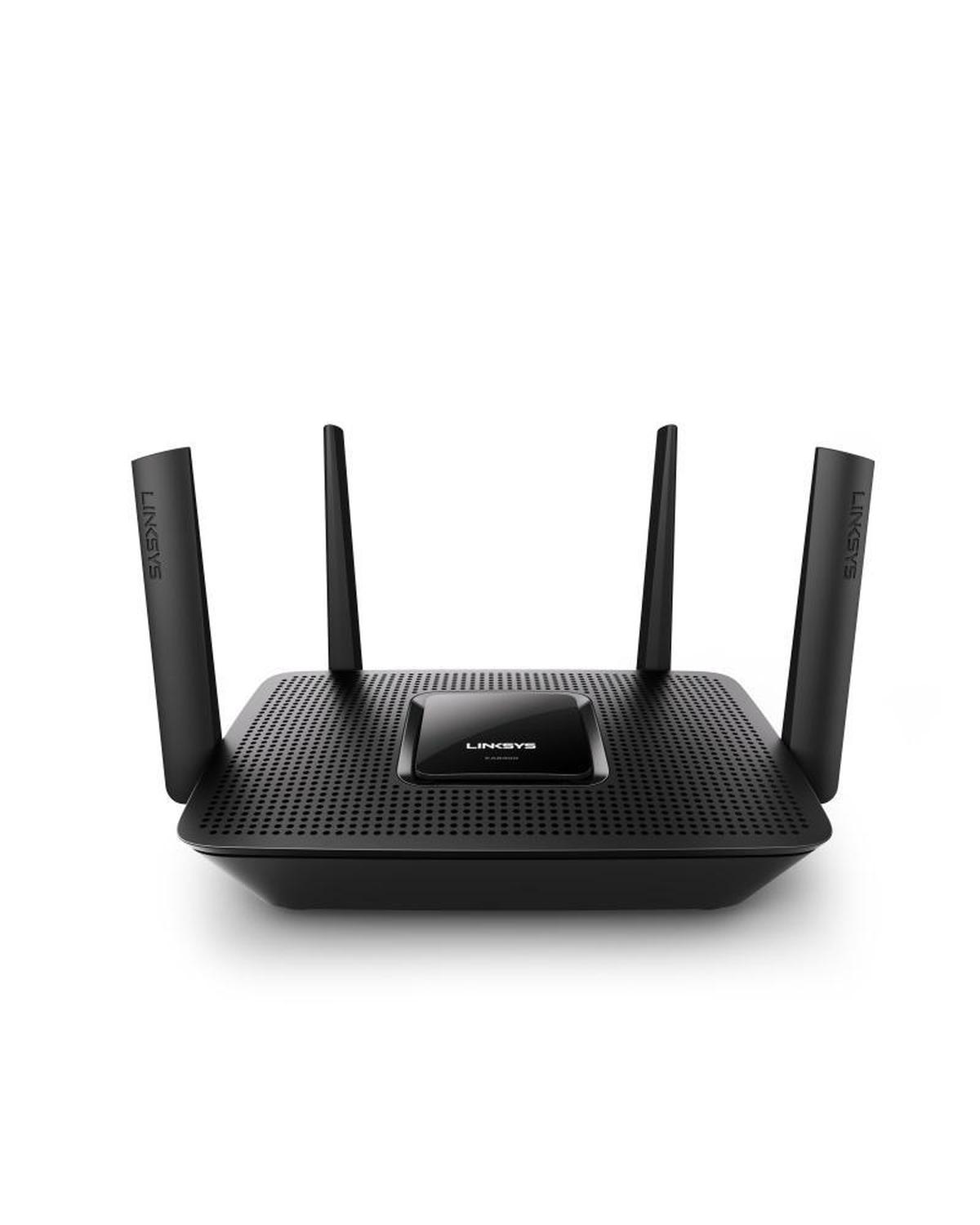 Router Linksys Tri-Banda EA8300 Max-Stream, Inalámbrico, 867 Mbit/s, 2.4/5/5GHz, 4 Antenas