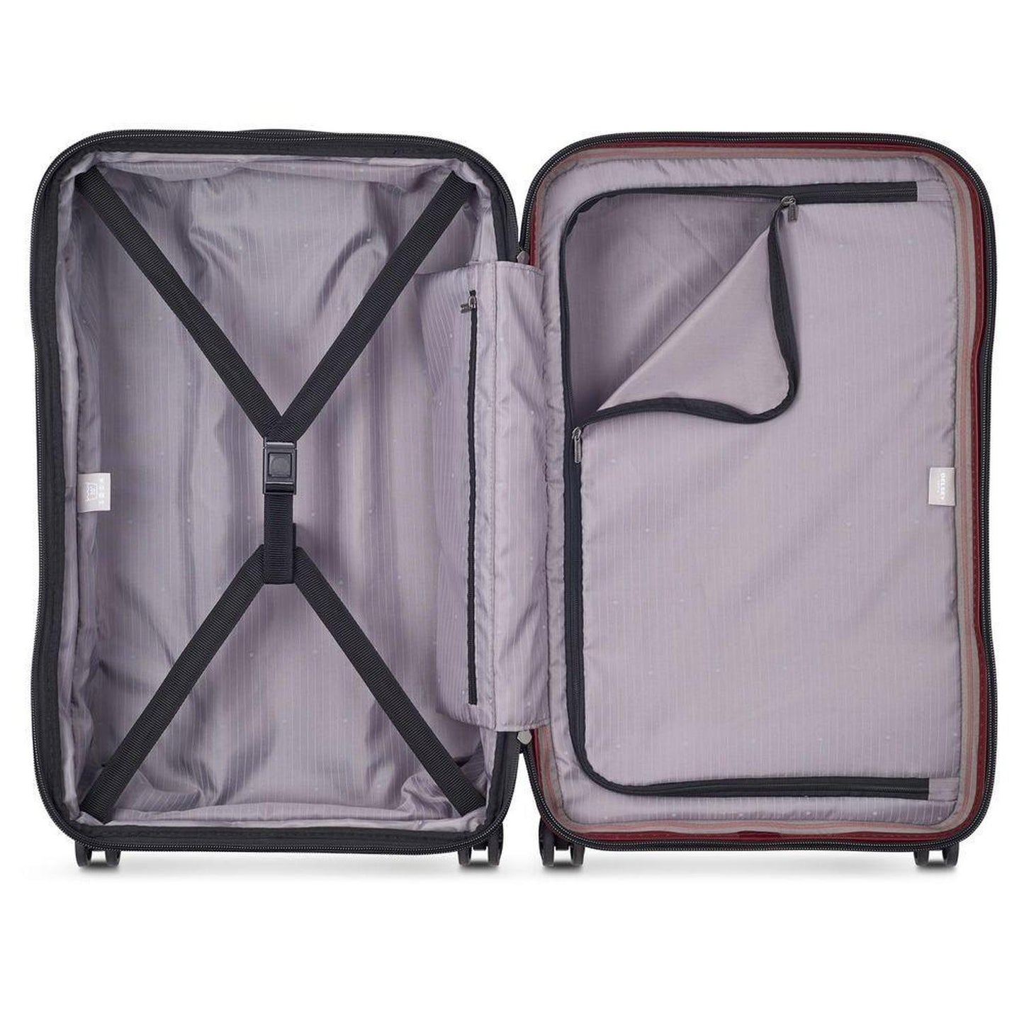 Delsey Maleta Rígida SECURITIME ZIP de 24'' Expandible Rojo