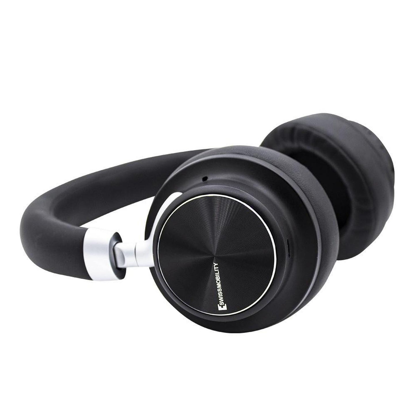 Audífonos de diadema HIGH FIDELITY (HiFi) con Bluetooth y micrófono SWM-20BK Swissmobility