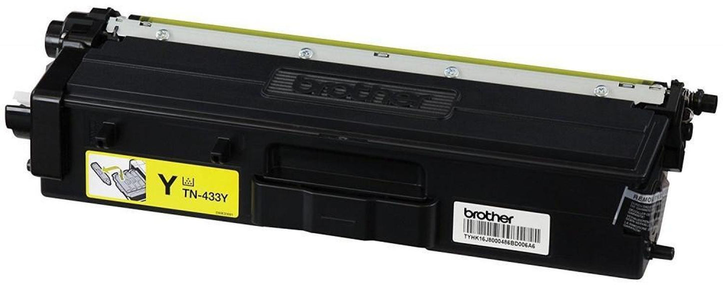 Tóner Btother TN-433Y Alto Rendimiento Amarillo, 4000 Páginas