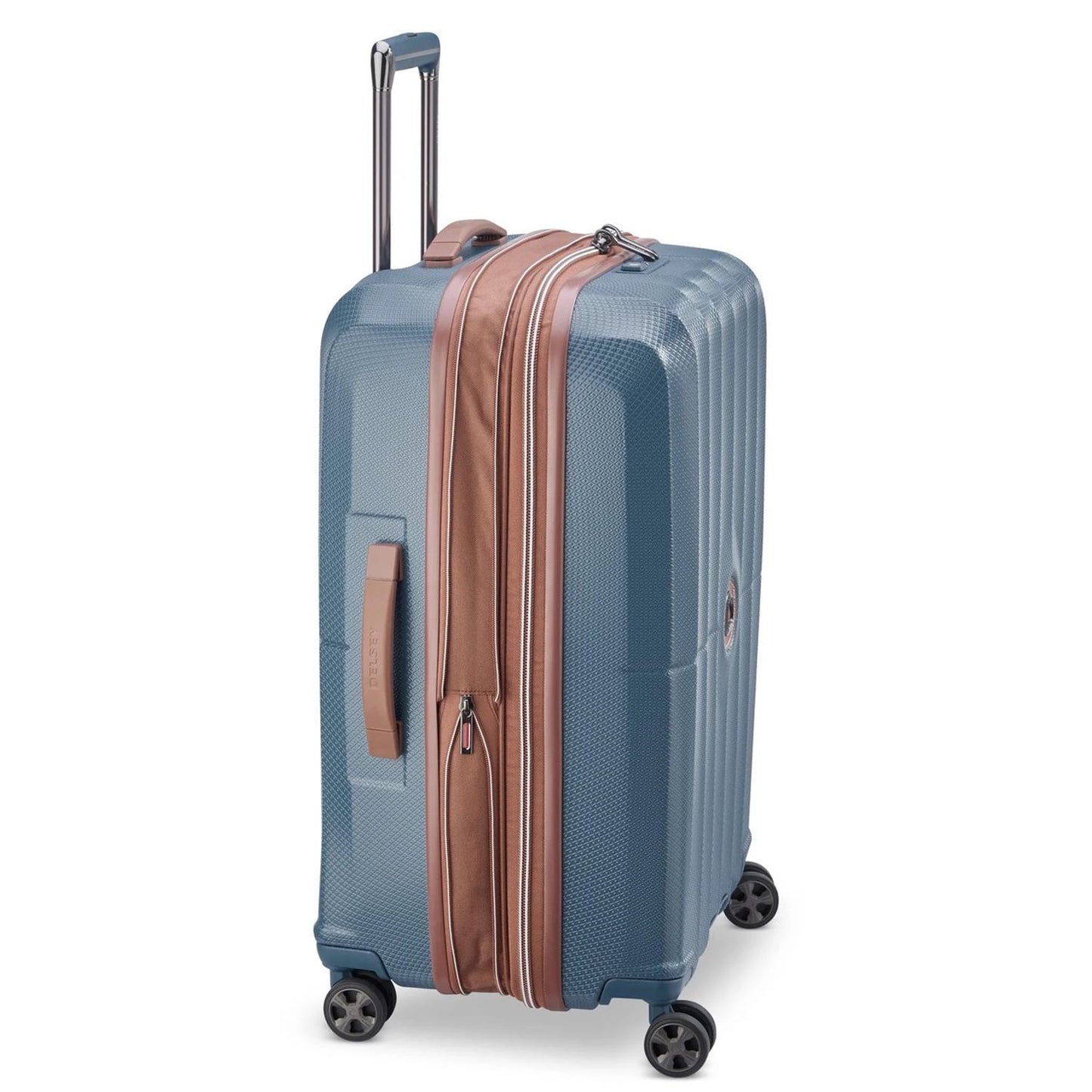 Maleta De Viaje Delsey Rígida 28'' ST Tropez, Azul, con TSA