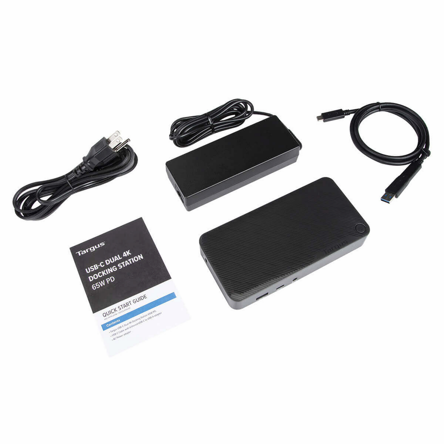 Docking Station Usb-C Dv4k Con Suministro De Energía De 65 W
