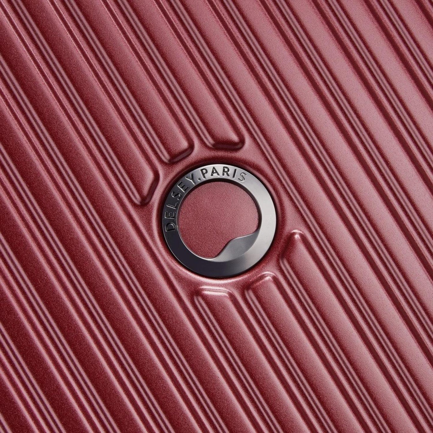Delsey Maleta Rígida SECURITIME ZIP de 24'' Expandible Rojo
