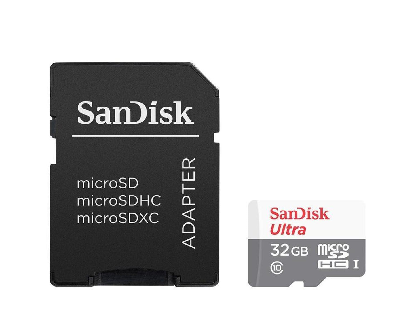 Memoria Flash SanDisk Ultra, 32GB MicroSDHC UHS-I Clase 10, con Adaptador