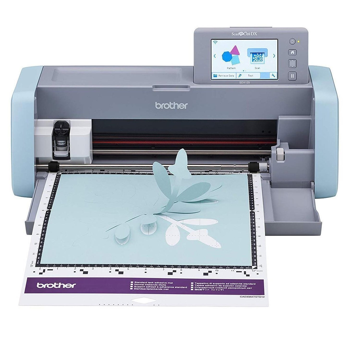 ScanNCut Brother SDX125, máquina de corte electrónico para cortar, escáner integrado, 682 diseños, 1