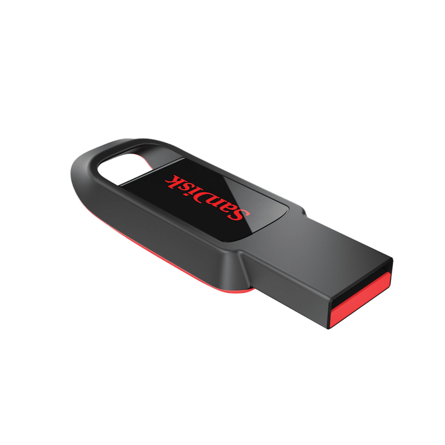 Memoria USB SanDisk Cruzer Spark, 16GB, USB 2.0, Negro/Rojo