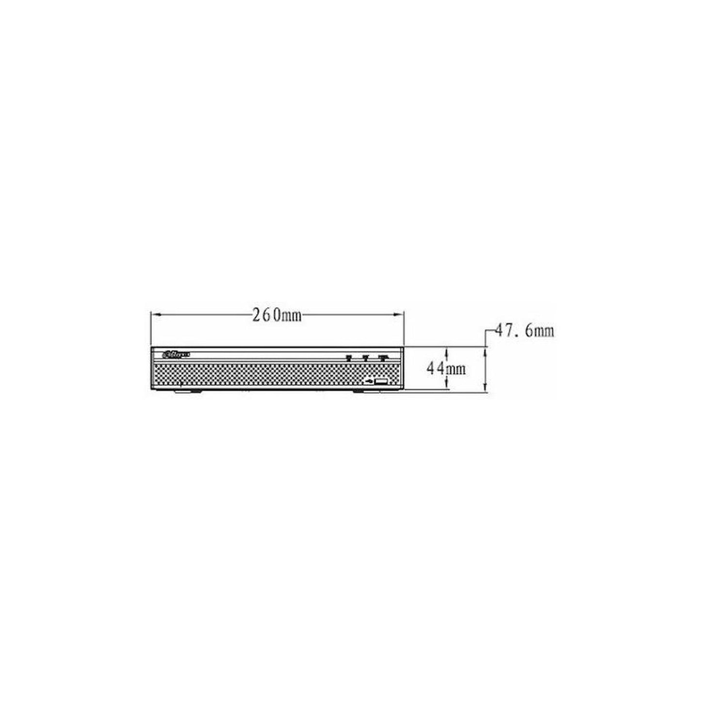 Dvr Dahua/4canales Pentahibrido 4k/10tb/ Dh-xvr5104hs-4kl-x