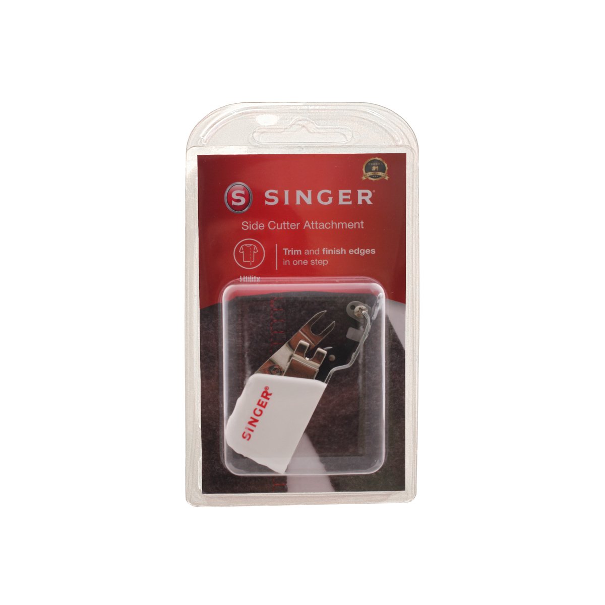 Prensatelas Singer de corte lateral y costura fácil para bordes, dobladillos y zig-zag, 2500258.06