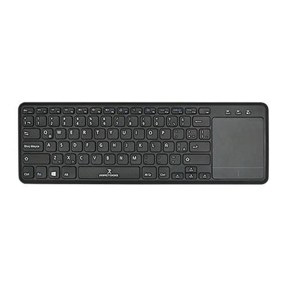 Teclado Perfect Choice PC-201021, RF Inalámbrico, USB, Negro (Español)