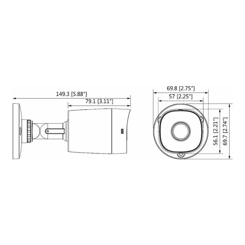 Kit Dahua Cooper/8Camaras 1Disco/xvr1b08/8-b1a21-36b Nohdd