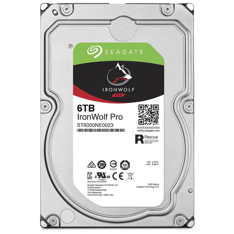 Disco Duro Interno 3.5 6Tb Sata 7200Rpm 256Mb 5Yr Ironwolf