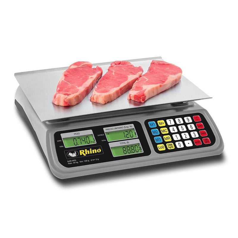 Báscula Electrónica Multifunciones 40 kg Puerto USB BAR-8RS