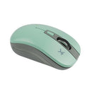Mouse Perfect Choice Óptico PC-044819, RF Inalámbrico, 1600DPI, Turquesa/Gris