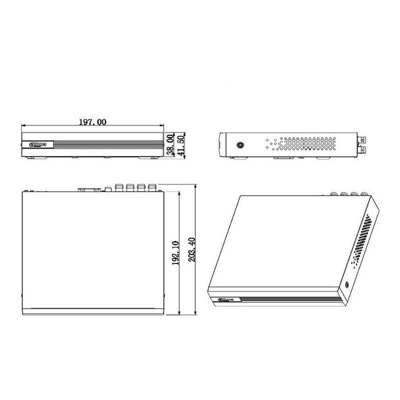 Kit Dahua Cooper/8camaras/kit/xvr1b08/8-b2a21-0360b No Hdd