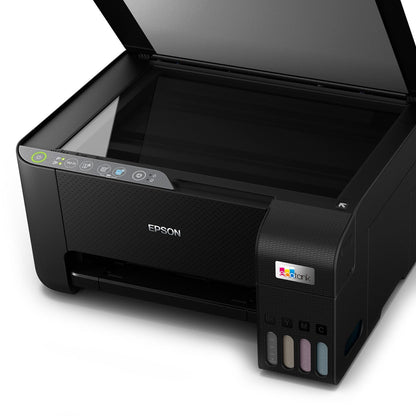 Impresora a color multifunción Epson EcoTank L3250 con wifi negra