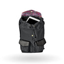 Mochila para mujer MarieJo, para laptop de 14", 605090, color negro, tipo morral, dualidad de uso, f