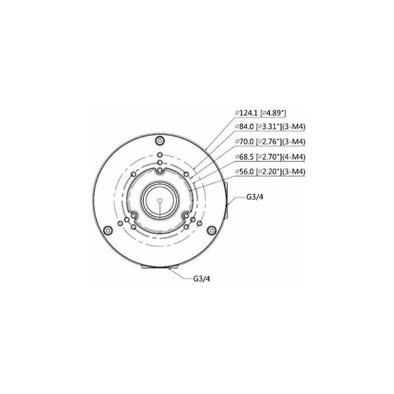 Caja De Conexiones Para Cámaras Dahua/hfw10/ Dh-pfa130-e