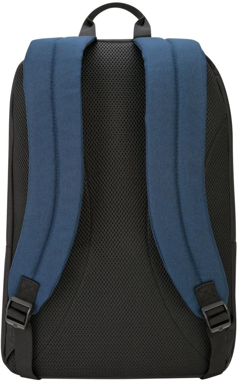 Targus Mochila Essential para Laptop 16", TSB87501DI, Poliéster, Color Negro y Azul