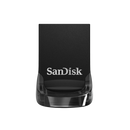 Memoria USB SanDisk Ultra Fit CZ430, 128GB, USB 3.0, Negro