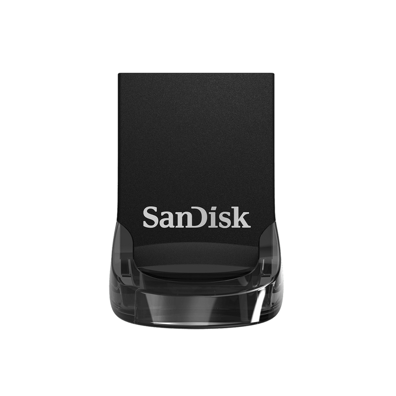 Memoria USB SanDisk Ultra Fit CZ430, 128GB, USB 3.0, Negro