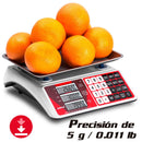 Báscula Para Mostrador Electrónica Multifunción 30kg Vinson