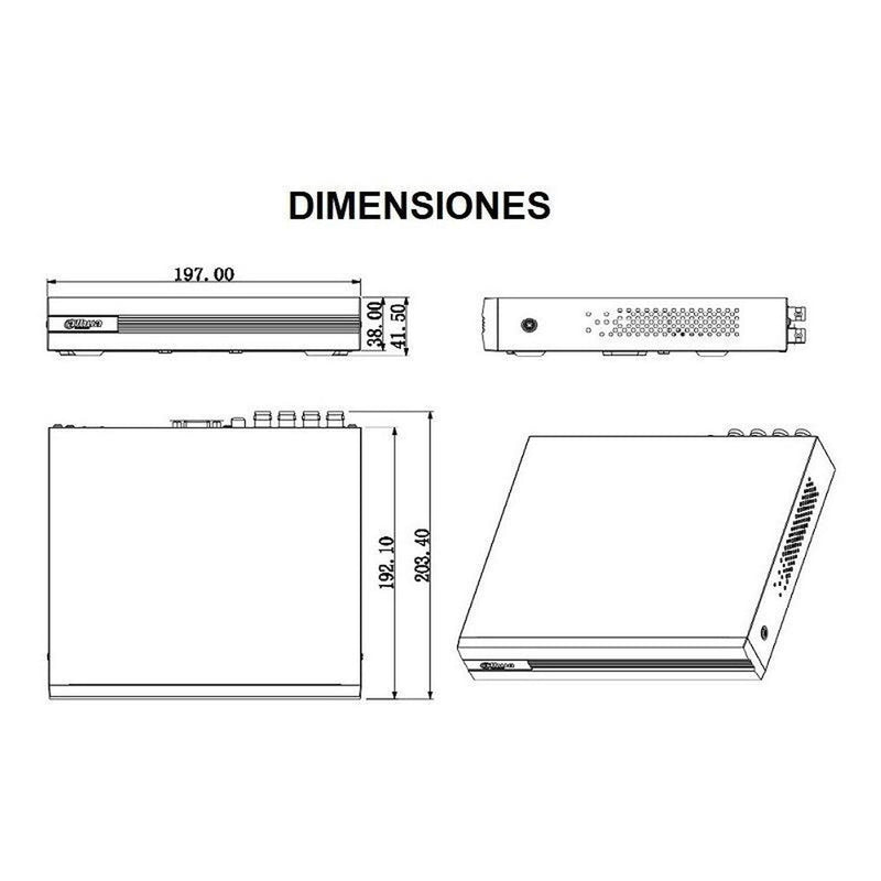 Dvr Dahua Cooper /8 Canales Pentahibrido 1080p Lite/xvr1b08
