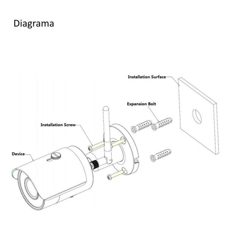 Cámara Dahua Bullet 3mp/lente 2.8mm/dh-ipc-hfw1320s-w-0280b