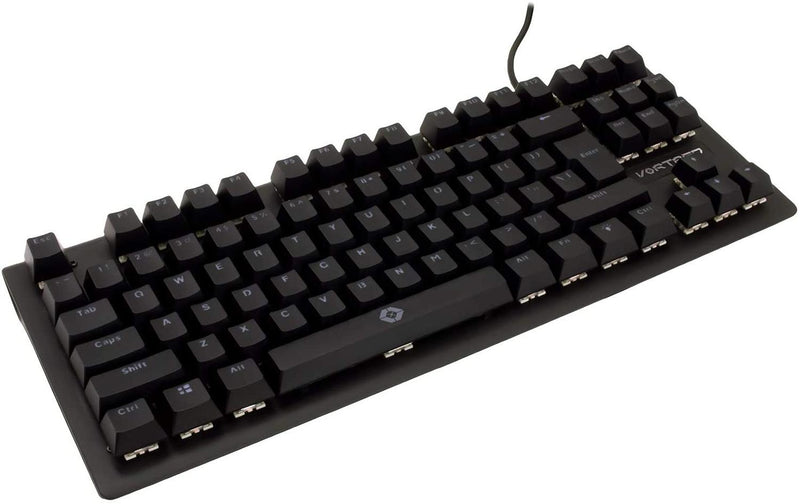 Teclado Gamer Vortred Alpha RGB, Mecánico, Alámbrico, Negro