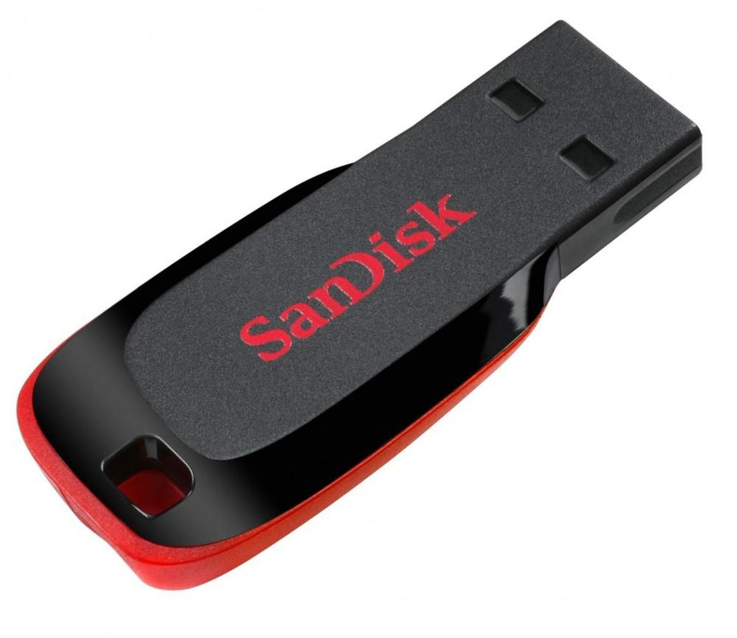 Memoria USB SanDisk Cruzer Blade CZ50, 16GB, USB 2.0, Negro/Rojo
