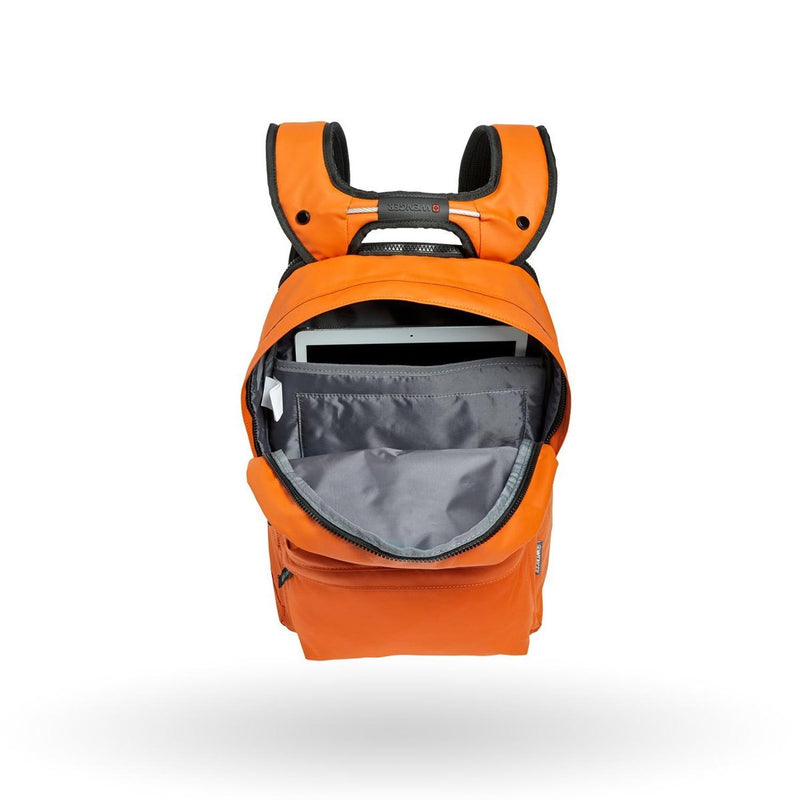Mochila Wenger Photon, para laptop de 14", 605095, color naranja, repelente al agua