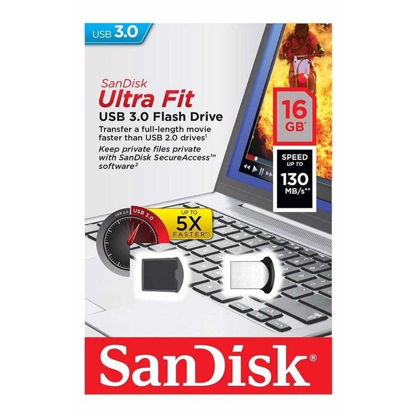 Memoria Usb 16gb Mini Ultra Fit Sdk Sdcz43-016g-gam46