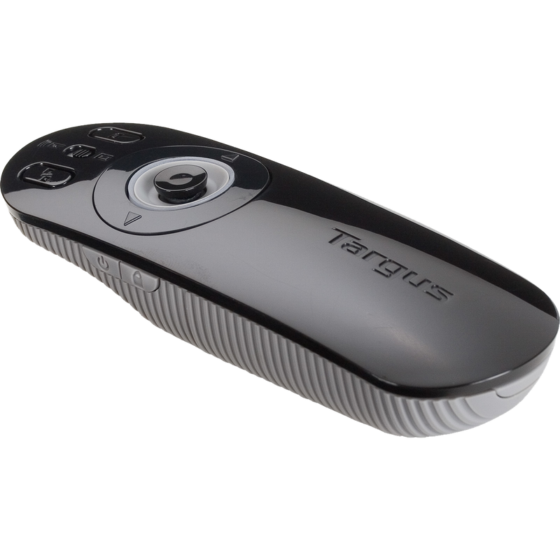 Targus Control Remoto AMP09US, Puntero Presentaciones, Alcance 15 Metros, Negro/Gris