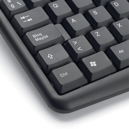 Teclado Y Mouse Alambrico Slimline Verbatim Negro / 98111