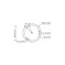 Cámara Dahua Cooper Domo 4mp/lente2.8mm/97°/hac-t1a41n-0280b