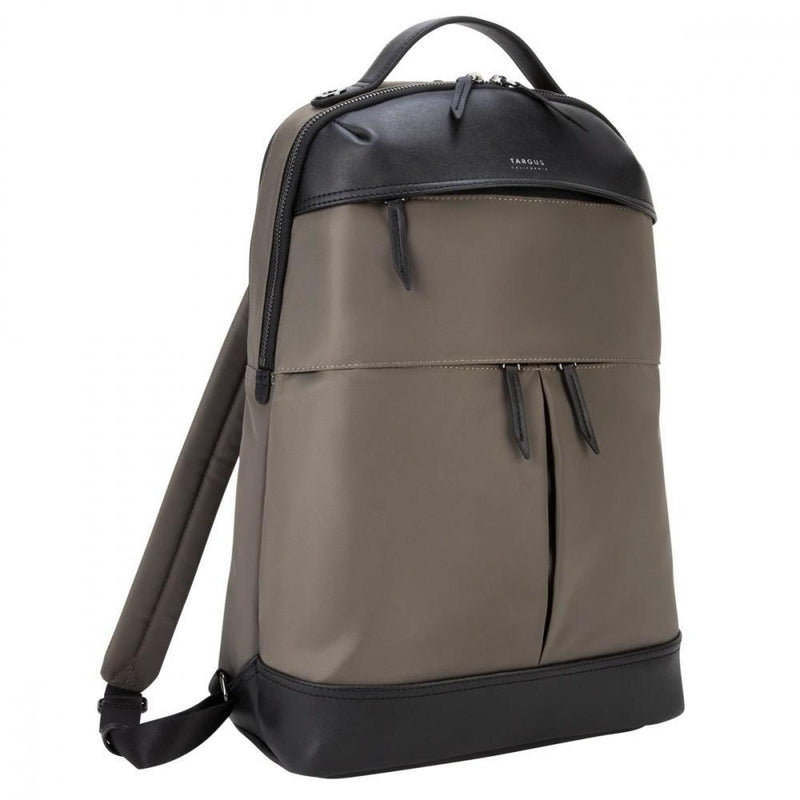 Targus Mochila de Polipiel/Nylon Newport para Laptop 15", Oliva