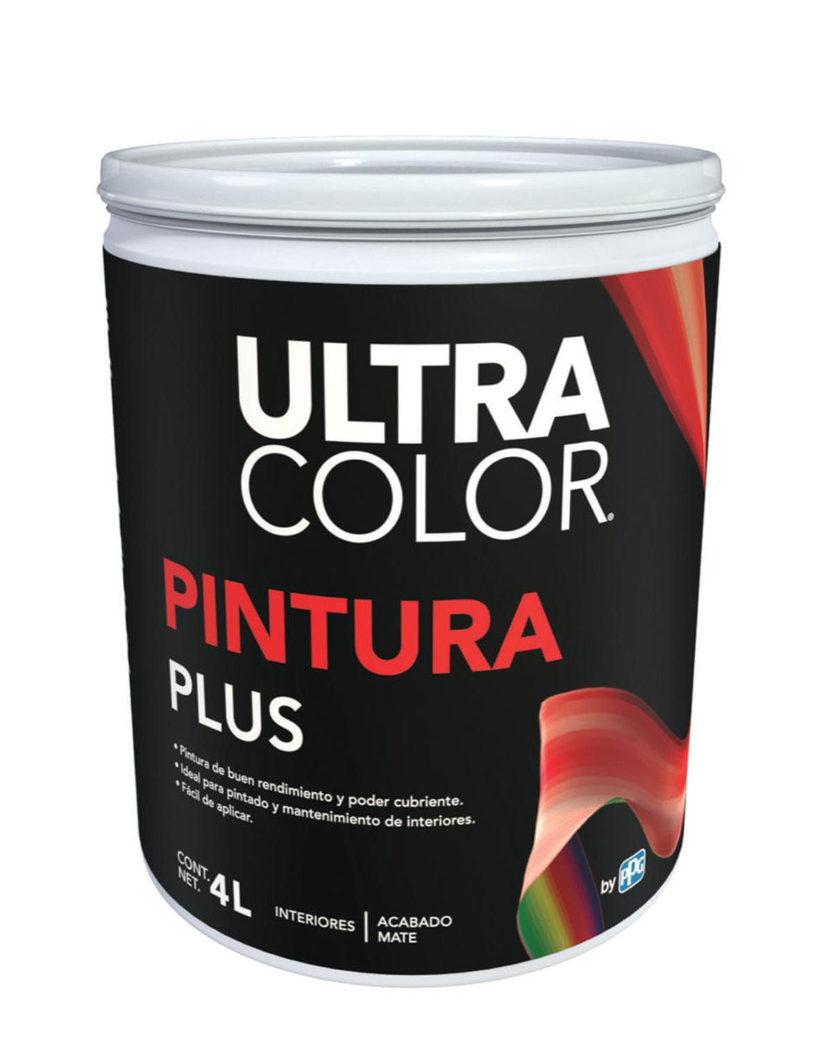 Ultracolor Pintura Vinilica Plus Blanco De 4 Lt