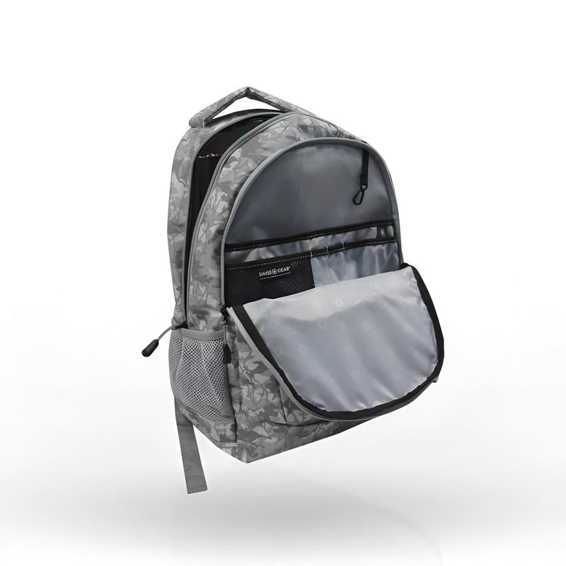 Mochila BTS Swissgear Camuflaje, para laptop de 15", 6779400408, color gris claro, tecnología Air Fl