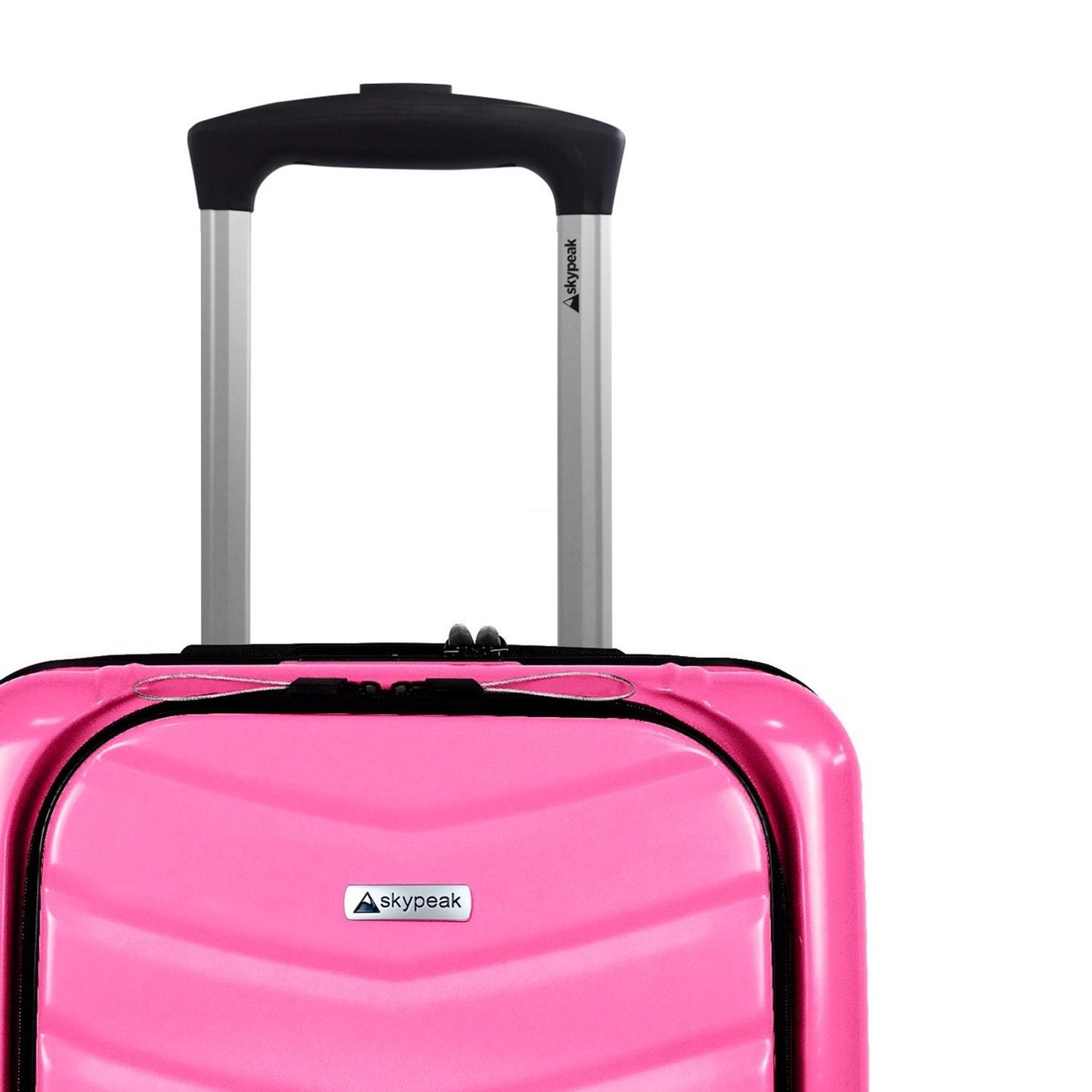 Maleta Rígida 20'' Skypeak Pearl Color Rosa Con Candado TSA