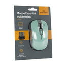 Mouse Perfect Choice Óptico PC-044819, RF Inalámbrico, 1600DPI, Turquesa/Gris