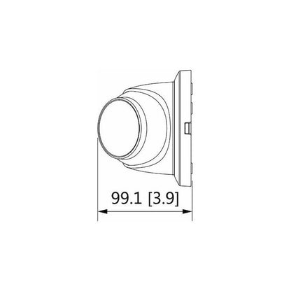 Cámara Dahua Ia/ Ip Domo/4mp/lente2.8mm/ipc-hdw3441tmn-as