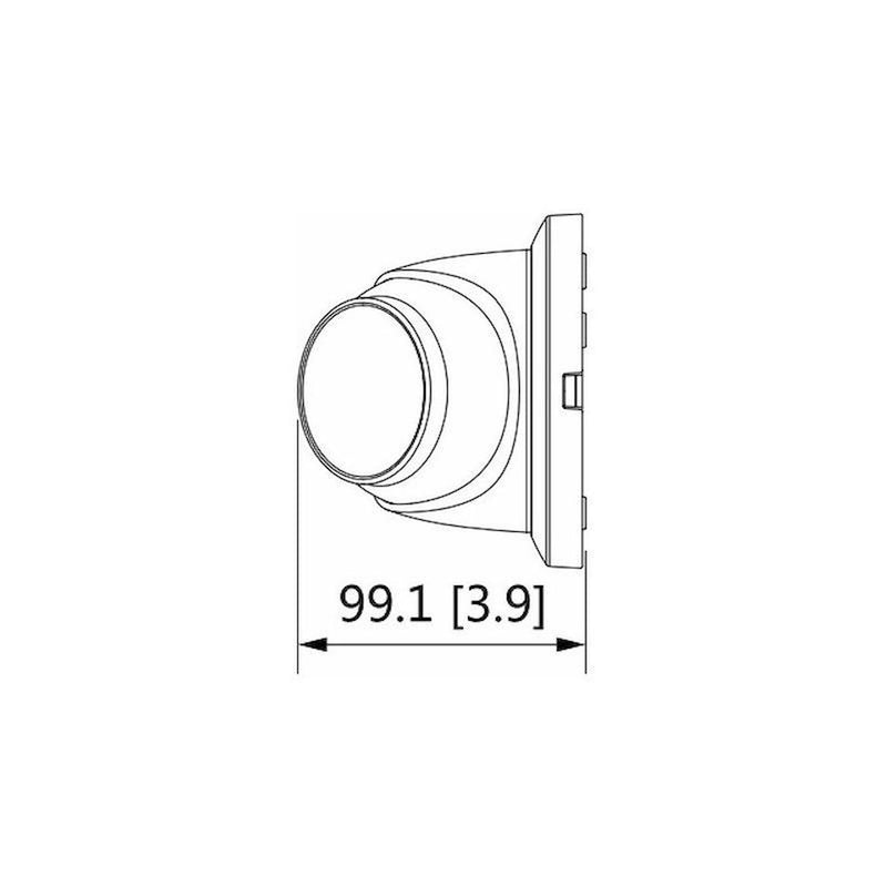 Cámara Dahua Ia/ Ip Domo/4mp/lente2.8mm/ipc-hdw3441tmn-as