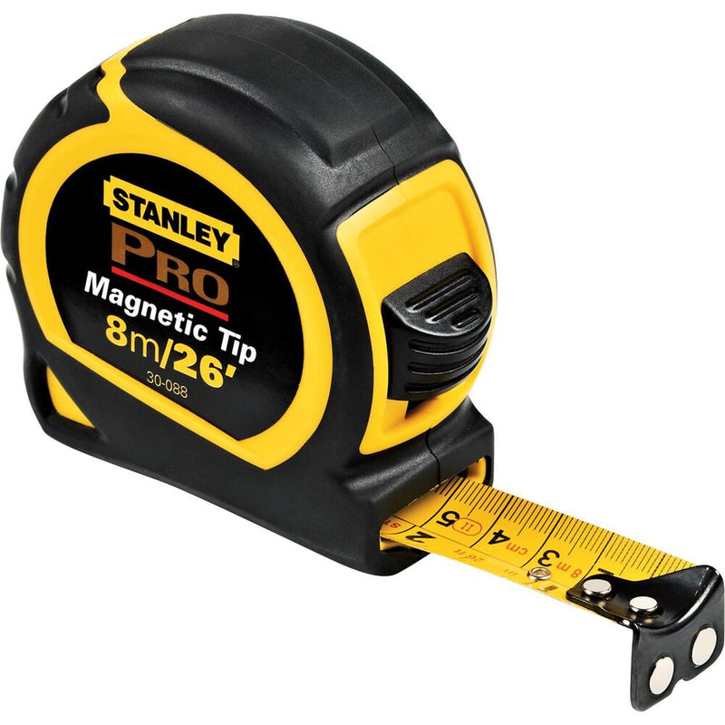 Flexometro Pro De 8 M 26 Pulg Stanley con punta magnética