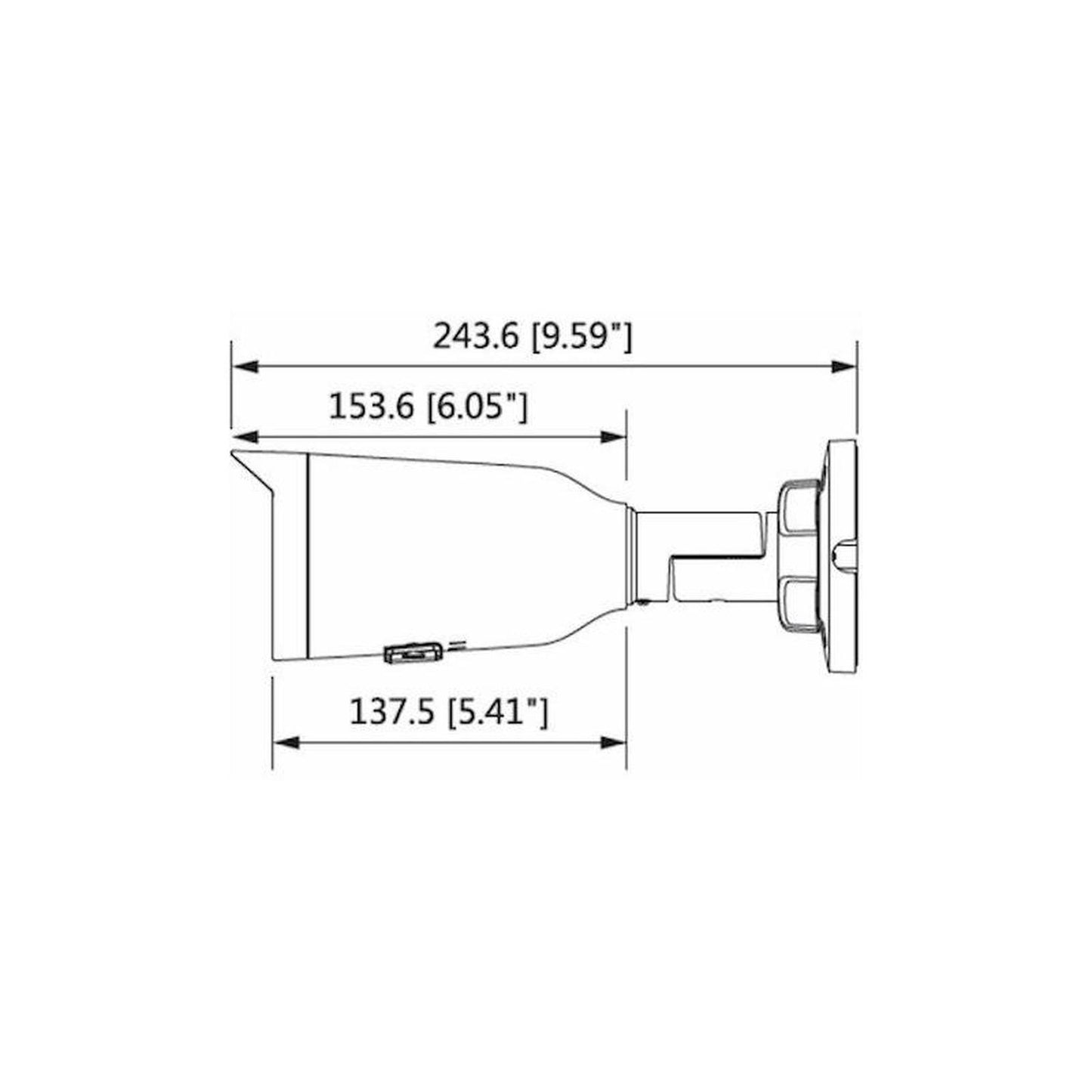 Cámara Dahua Ezip-bullet 4mp/lente Mtz 2.8-12mm/ipc-b2b40-zs