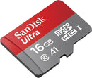 Memoria Flash SanDisk Ultra A1, 16GB MicroSDHC Clase 10, con Adaptador