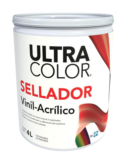 Sellador Vinilico Ultracolor De 4 Lts