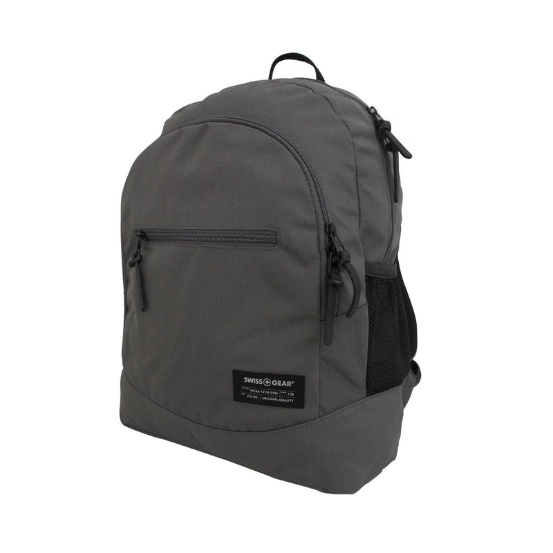 Mochila porta laptop Swissgear Emys, para laptop de 14", 2821454406, color gris, tecnología Air Flow